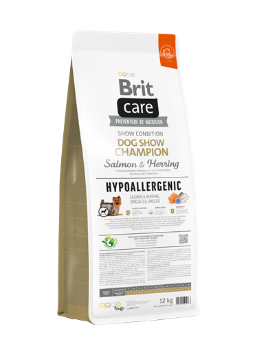 Brit Care Yarışma Köpekleri Kondisyonu İçin, Hipoalerjenik, Somonlu Ve Ringa Balıklı Kuru Mama 12 kg