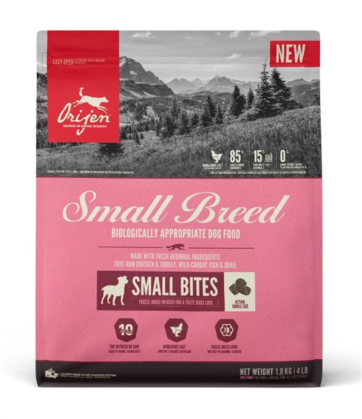Orijen Köpek Small Breed 1,8 Kg