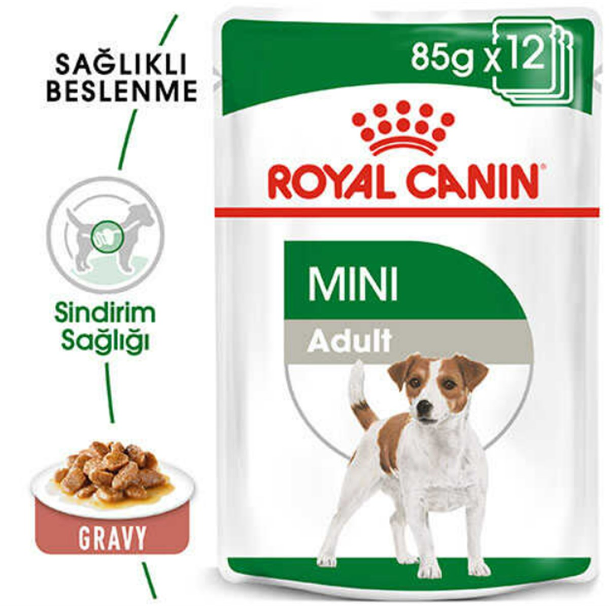 Royal Canin Mini Adult Pouch Yetişkin Köpek Konservesi 12x85 Gr