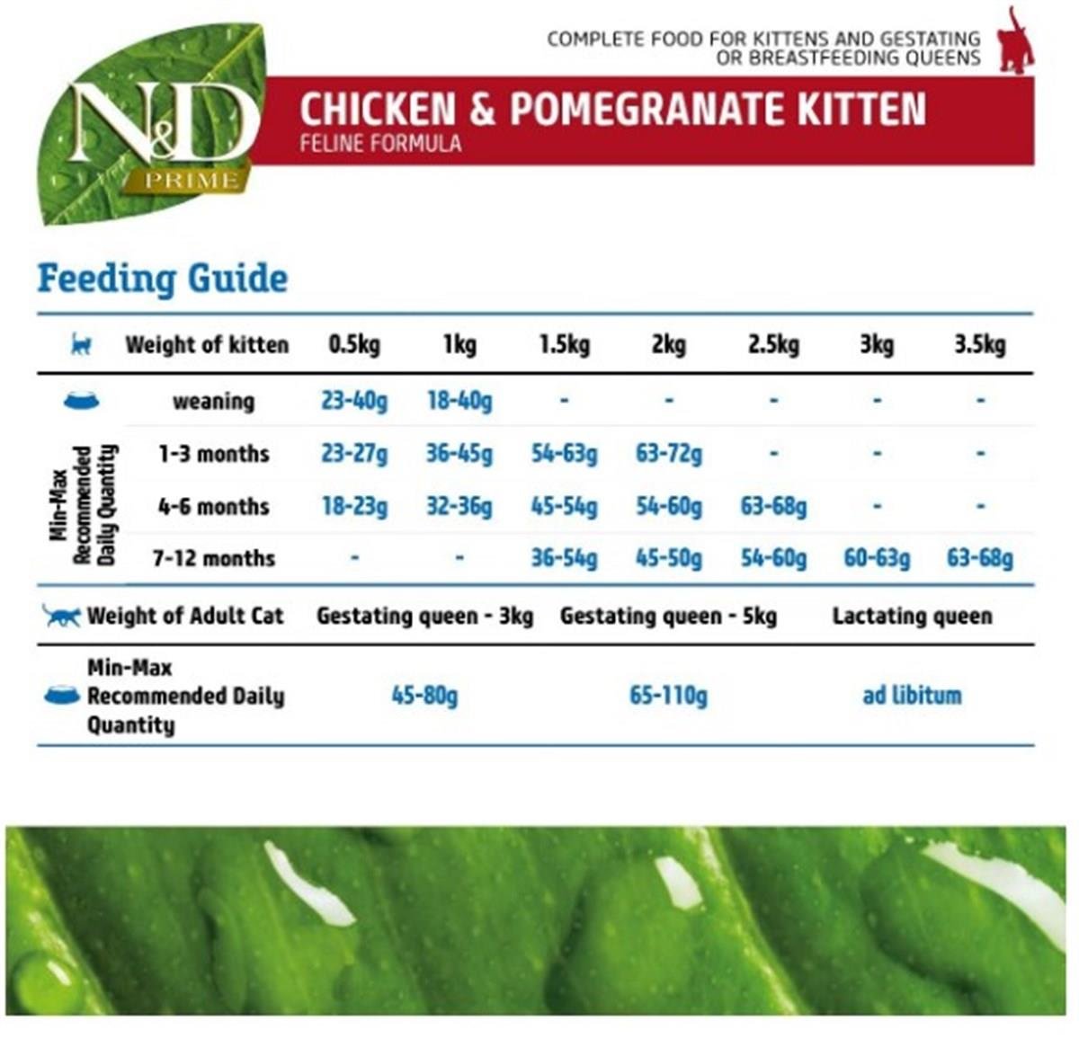 N&D Tahılsız Kitten Tavuk Nar Kedi Maması 1,5 Kg