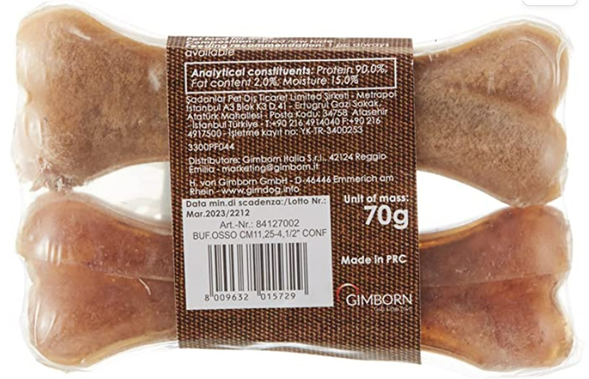 Gimdog Mordimi Press Kemik 4,5'' 11Cm 2Li Naturel