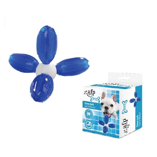 Afp Dental Chews-Chew Jack - 4 Lü Kaşıma Mavi
