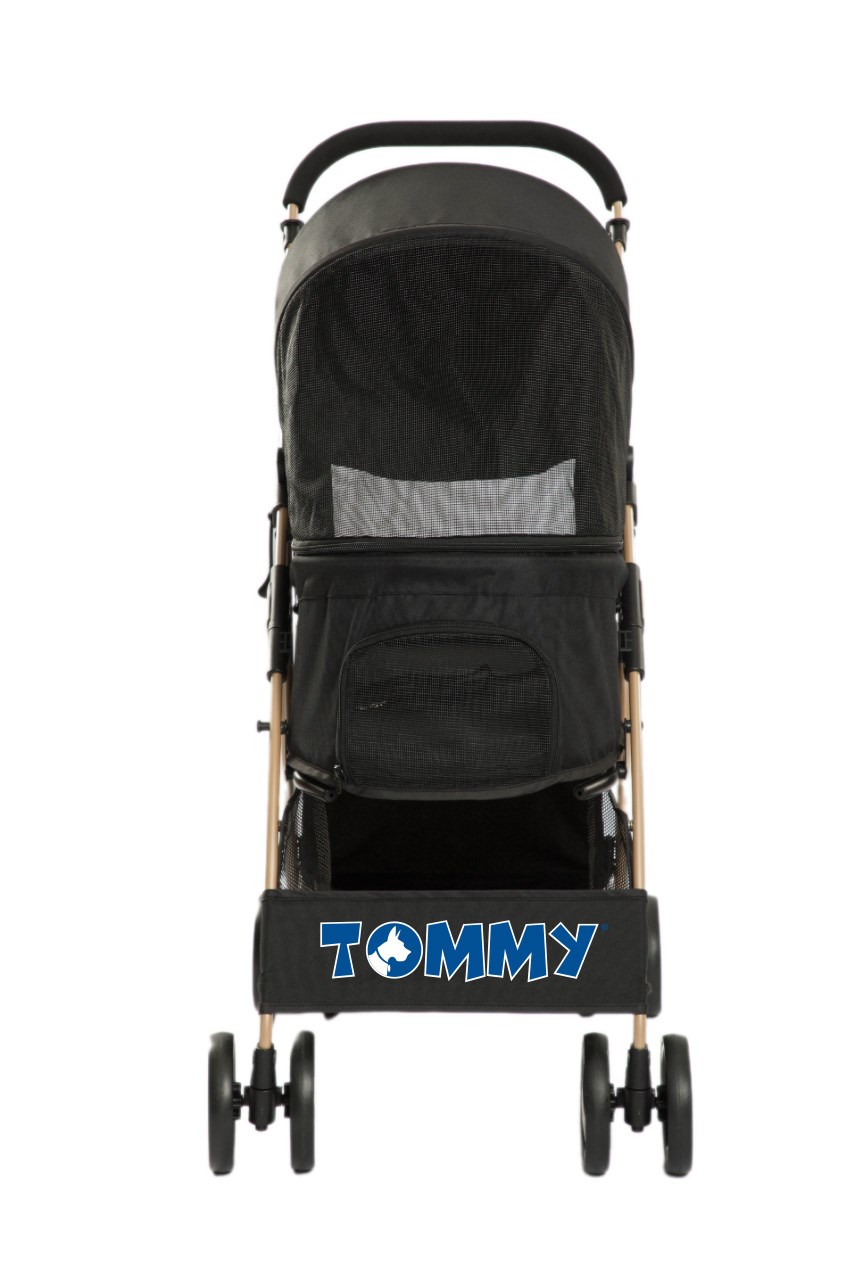 Tommy Evcil Hayvan Arabası Siyah 67*47*98cm Max 15kg