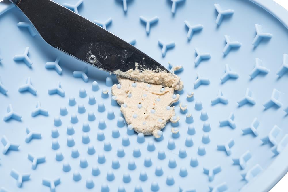 Beeztees Yavru Köpek Mama Yeme Oyuncağı, Silikon, Açık Mavi, 19cm