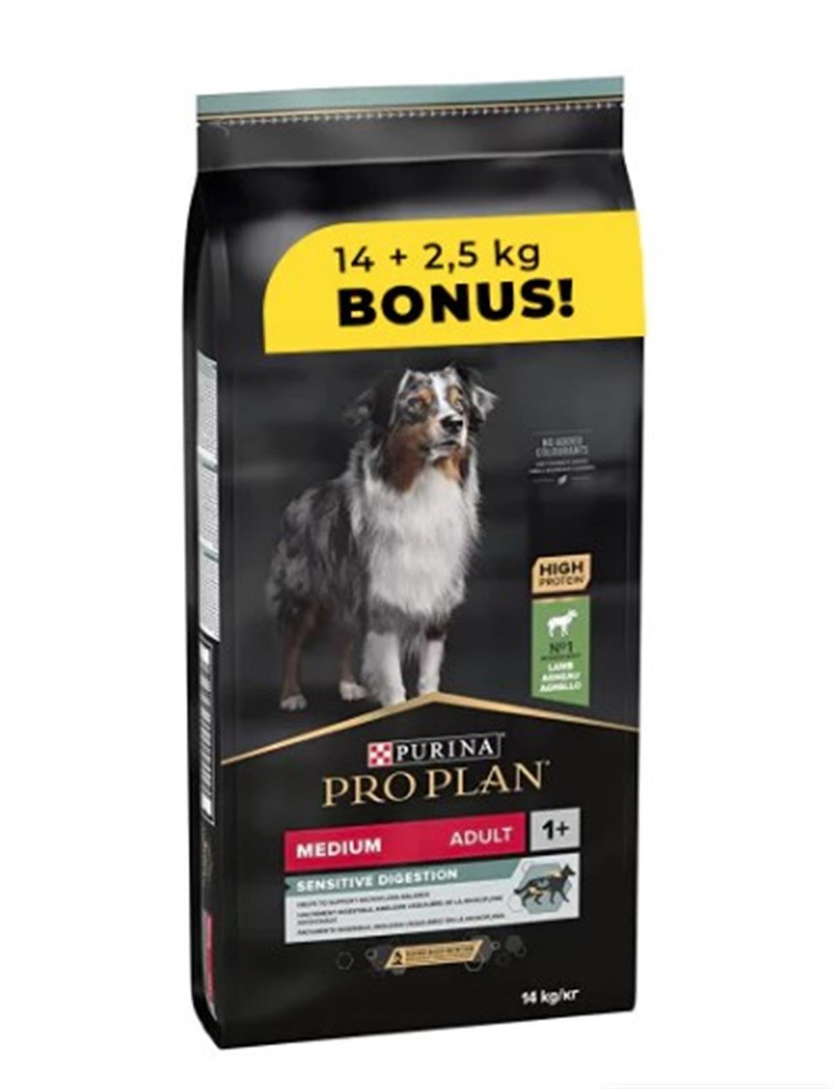 Pro Plan Adult Medium Sensitive Kuzulu Kuru Köpek Maması 16,5 Kg
