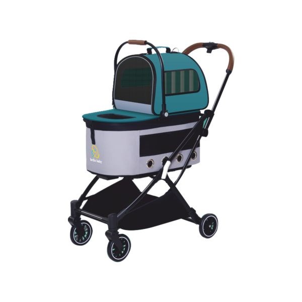 EuroDog Katlanabilir Köpek Arabası Yeşil 67x49x99c 454-STR-PC200-KY