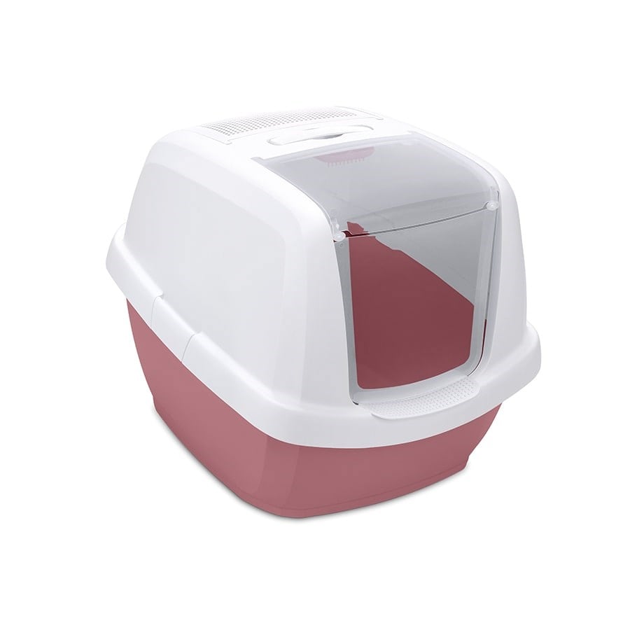 Imac Maddy Junıor Kapalı Kedi Tuvaleti Pembe/beyaz 57x43x41cm