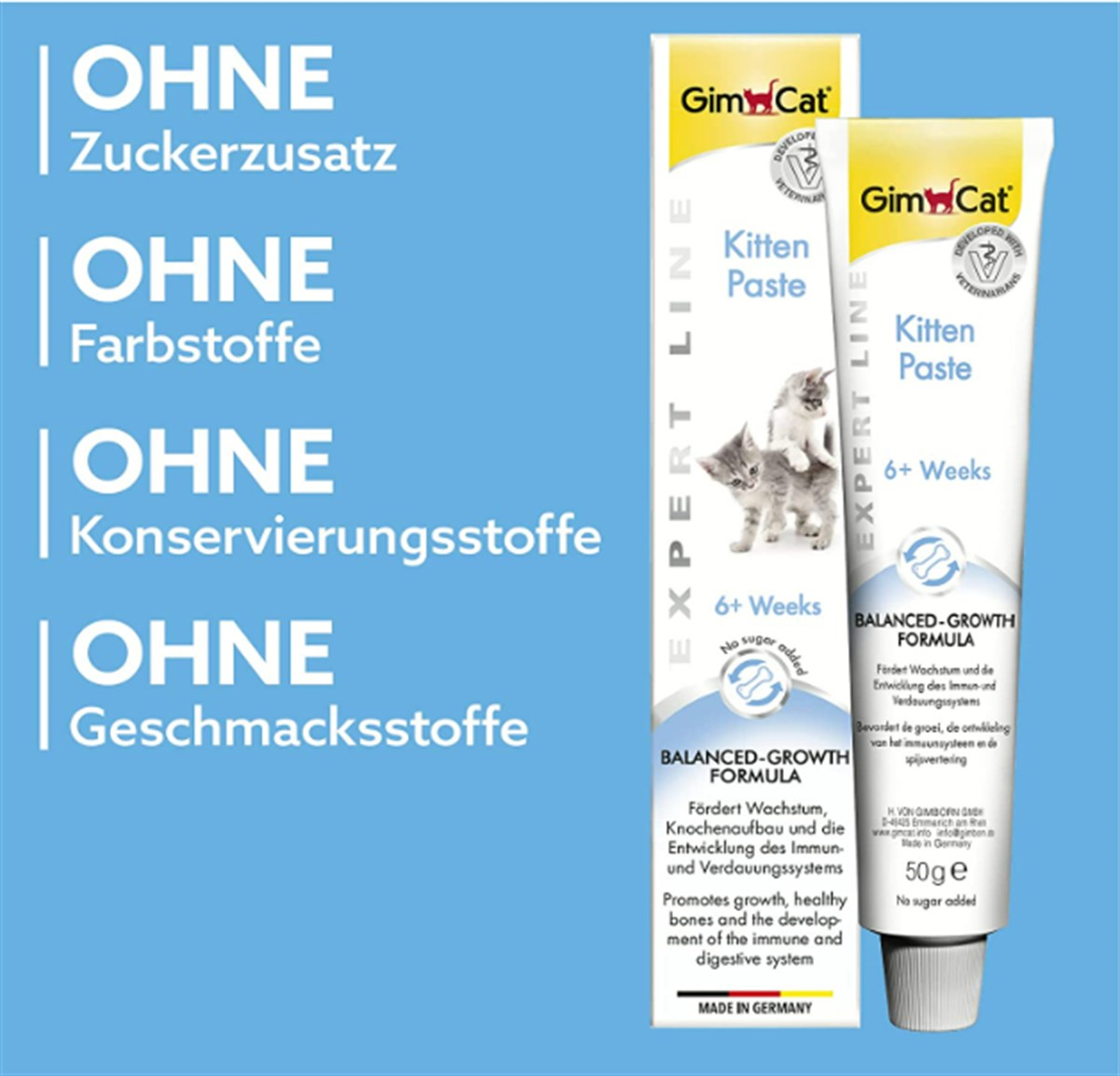 Gimcat Kedi Macunu Kitten Paste 50 Gr