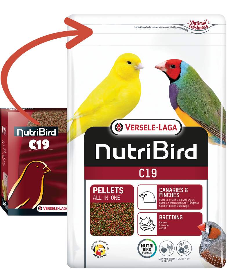 Versele Laga Nutrıbırd C19 Kanarya - Finch Pelet Yem 10kg