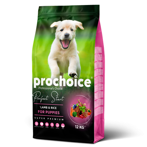 Prochoice Yavru Köpekler İçin, Hipoalerjenik, Kuzu Etli Ve Pirinçli Kuru Mama 12 kg