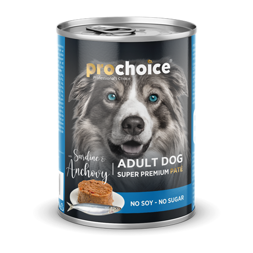 Prochoice Yetişkin Köpekler İçin, Sardalya Ve Hamsi Balıklı Ezme Konserve 12x400 gr