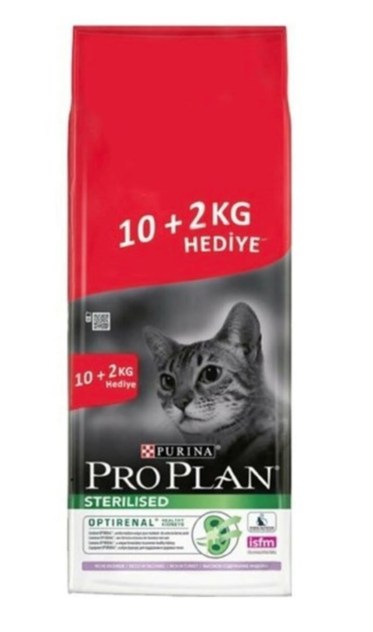 Pro Plan Kısırlaştırılmış Tavuk,Hindili Kedi Maması 10+2 Kg