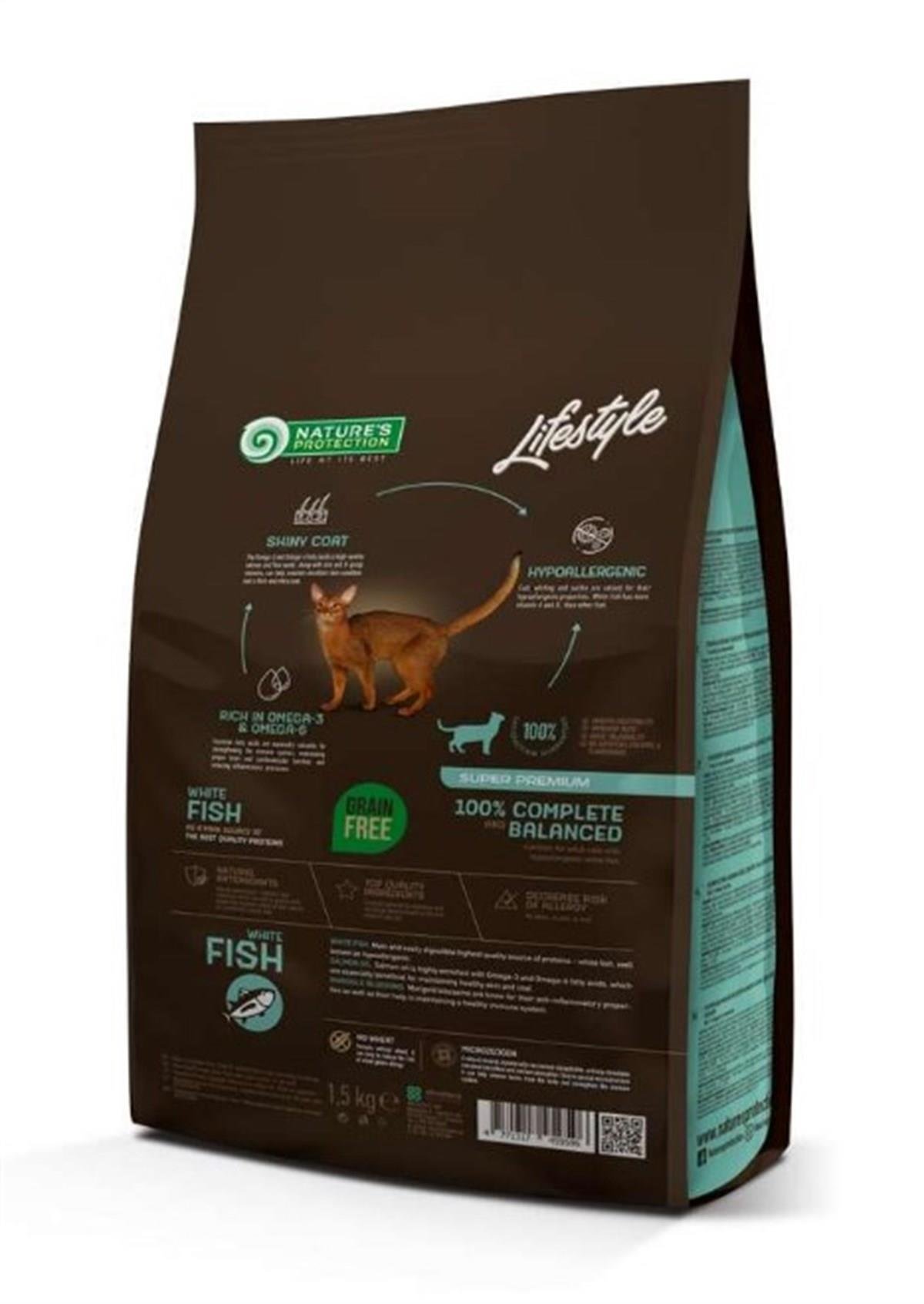 NP Lifestyle Tahılsız Alabalıklı Yetişkin Kedi Maması 1,5 kg