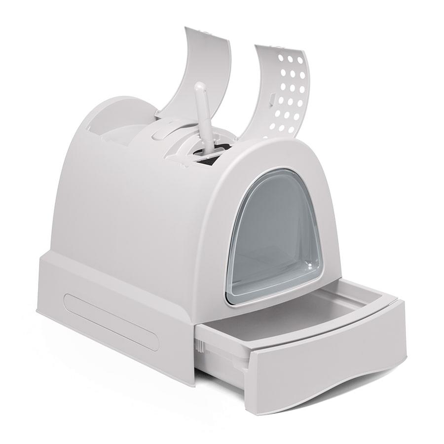 Imac Zuma Torbalı Kapalı Kedi Tuvaleti Gri 56x40x42,5cm