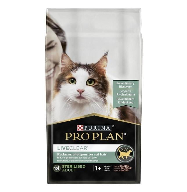 Pro Plan LiveClear Sterilised Somon Kedi Maması 1,4 Kg