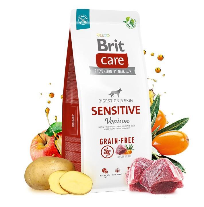 Brit Care Sensitive Geyikli Tahılsız Tüm Irklar Için Yetişkin Köpek Maması 3 kg