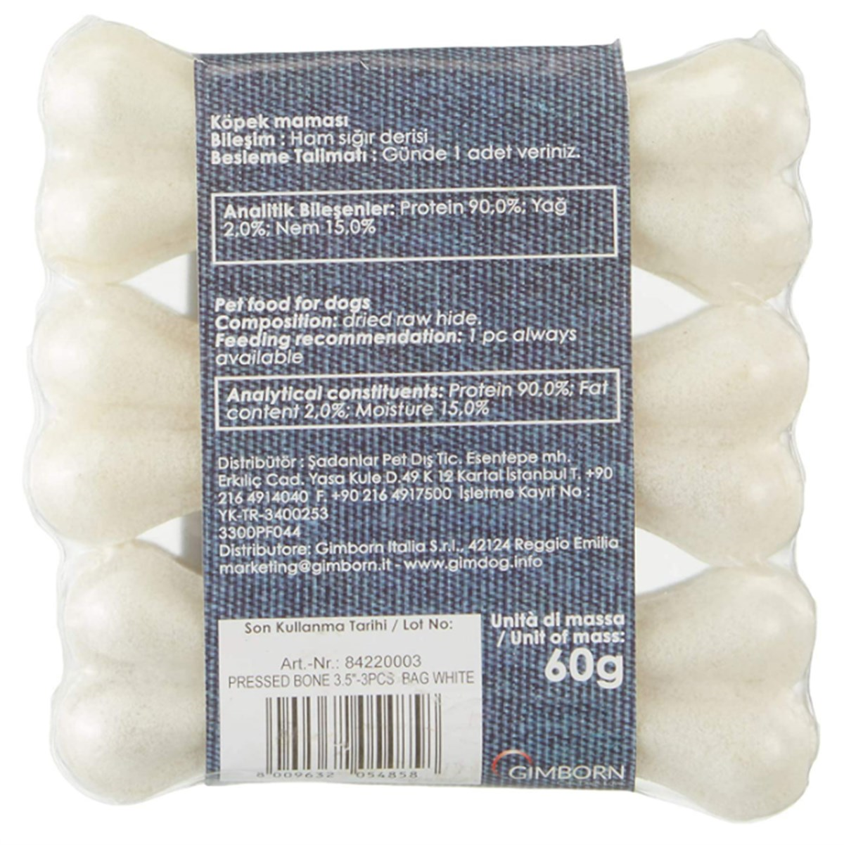 Gimdog Mordimi Press Kemik 3.5'' 3Lü White
