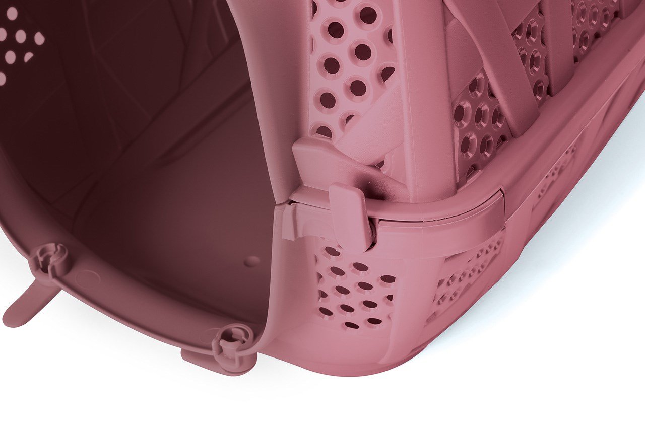 Imac Carry Sport Metal Kapılı Evcil Hayvan Taşıma Çantası Pembe 48,5x34x32cm