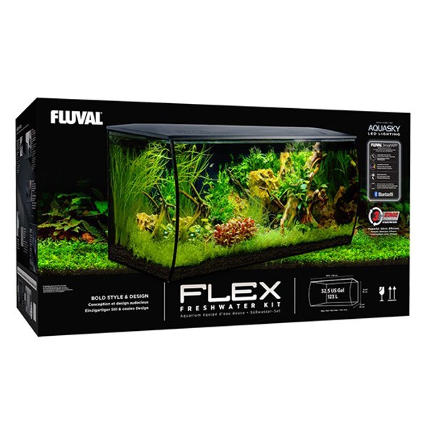 Fluval Flex Akvaryum 123 Lt Beyaz