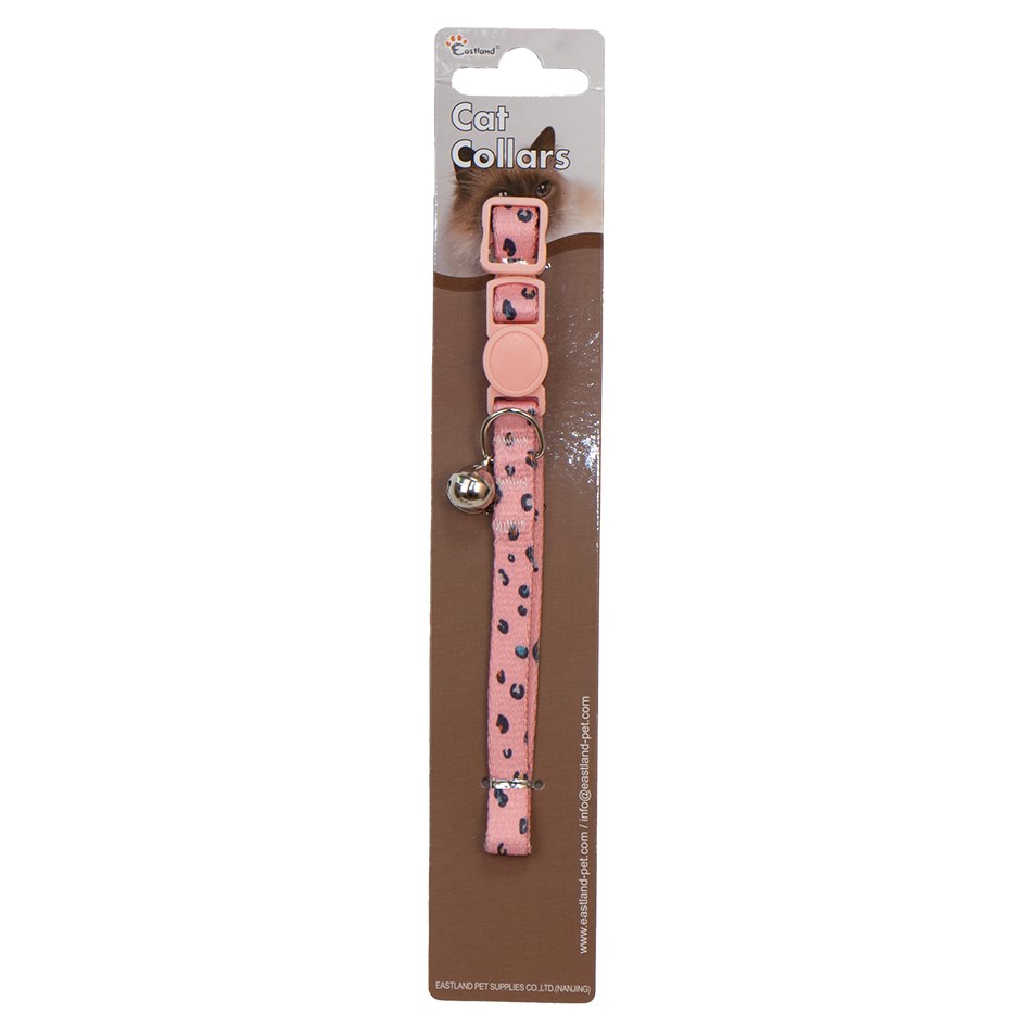 Eastland Klipsli Leopar Baskılı Kedi Tasması 22-30