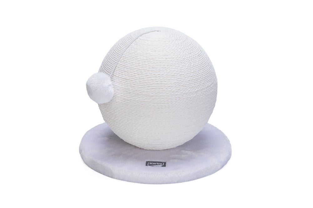 Karlıe Kedi Tırmalama Küresi Bolly Beyaz 30.5cm