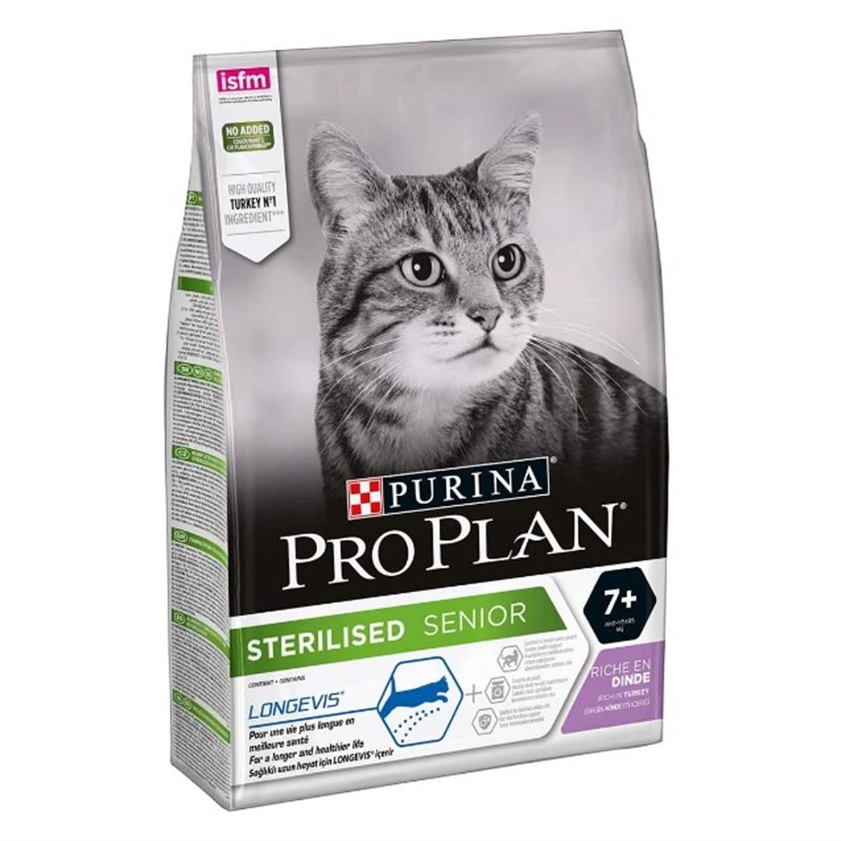 Pro Plan Sterilised Tavuklu Ve Hindili +7 Yaşlı Kedi Maması 3 Kg