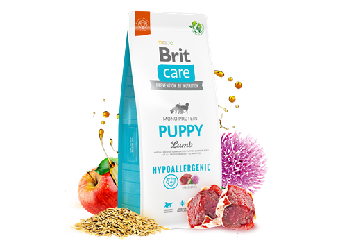 Brit Care Yavru Köpekler İçin Tek Proteinli, Hipoalerjenik, Kuzu Etli Kuru Mama 12 kg