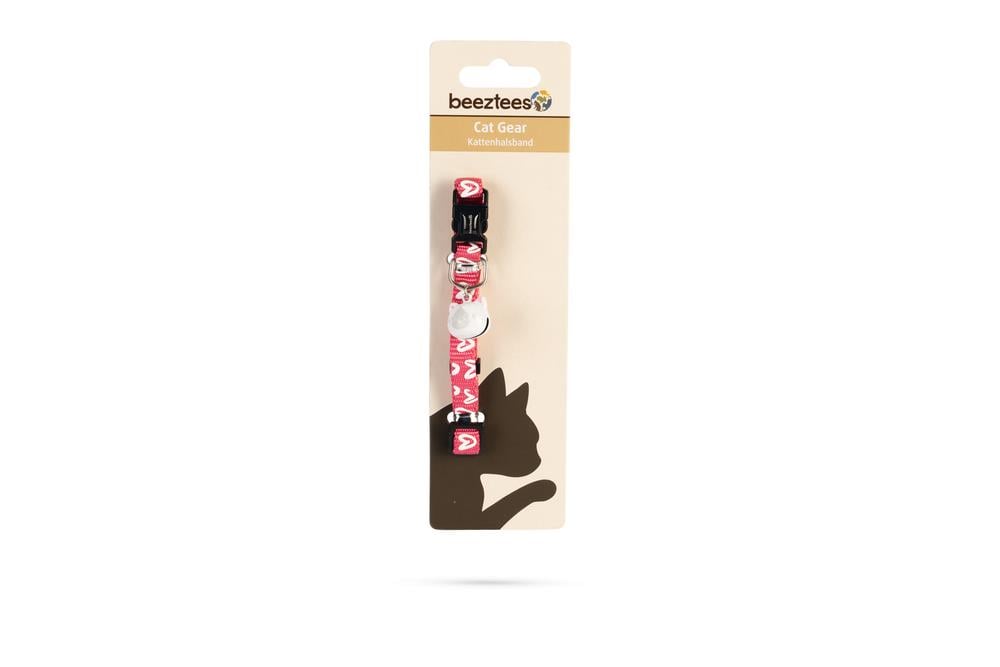 Beeztees Kedi Boyun Tasması, Zilli, Pembe, 20-30cm