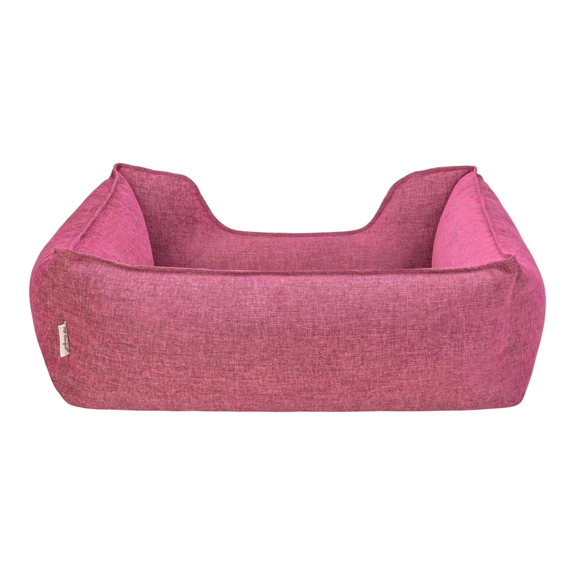 Pet Comfort Alpha  Fuşya Köpek Yatağı M 80x65cm