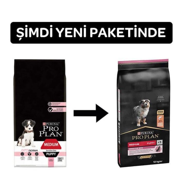 Pro Plan Puppy Medium Senstive Somonlu Yavru Köpek Maması 12 Kg