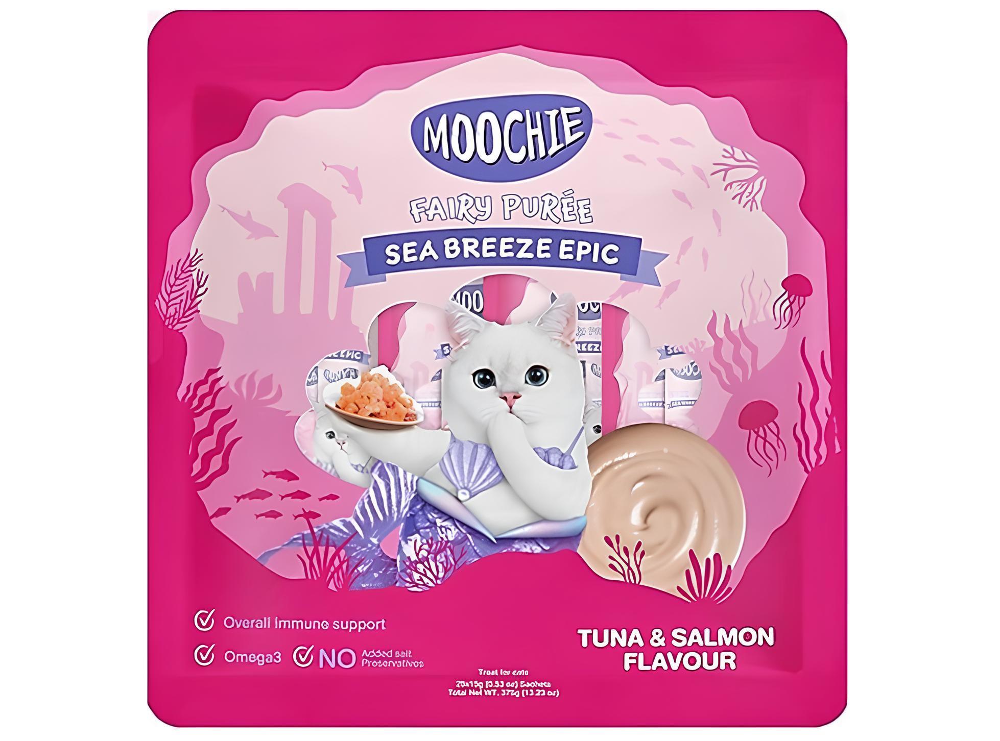Moochie Sıvı Kedi Ödülü Ton-Somon 25x15 Gr