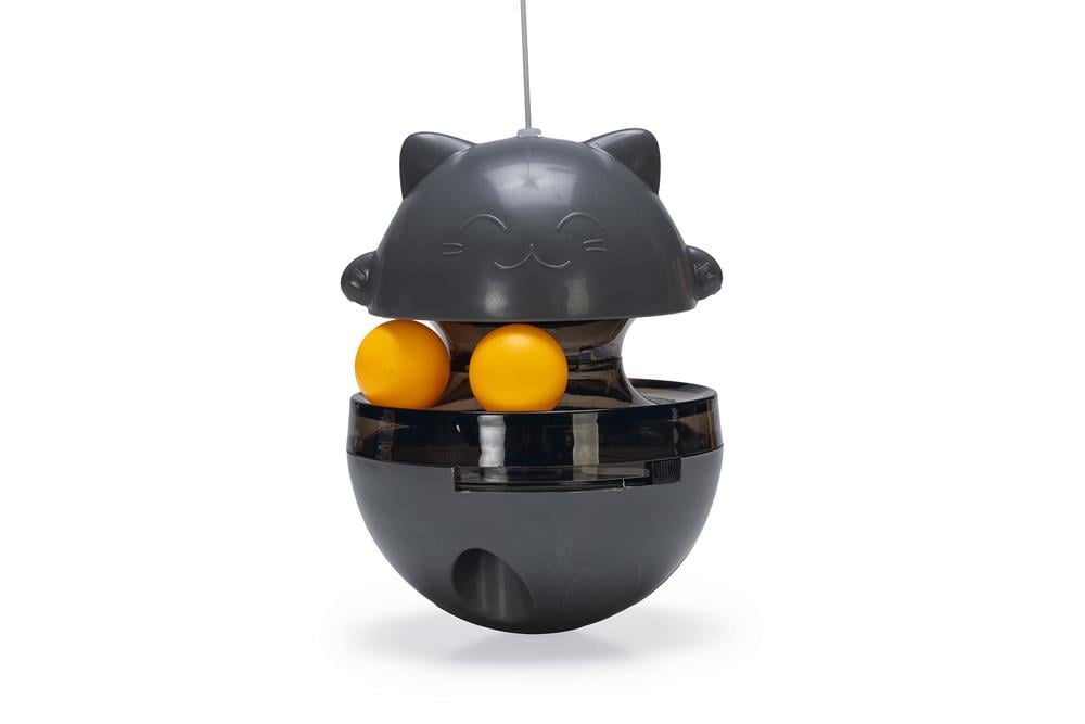 Beeztees Kedi Oyuncağı, Hacıyatmaz, İçinde Top, Ucunda Tüy, 10x10x42cm