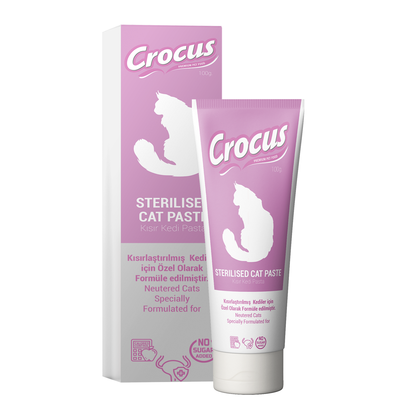 Crocus Kedi Sterilised Malt Macunu 100 Gram
