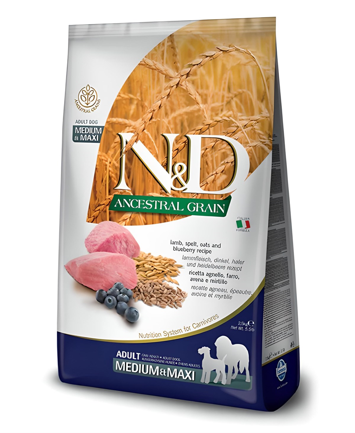 N&D Low Medium Maxi Yaban Mersini&Kuzu Köpek Maması 2,5 Kg