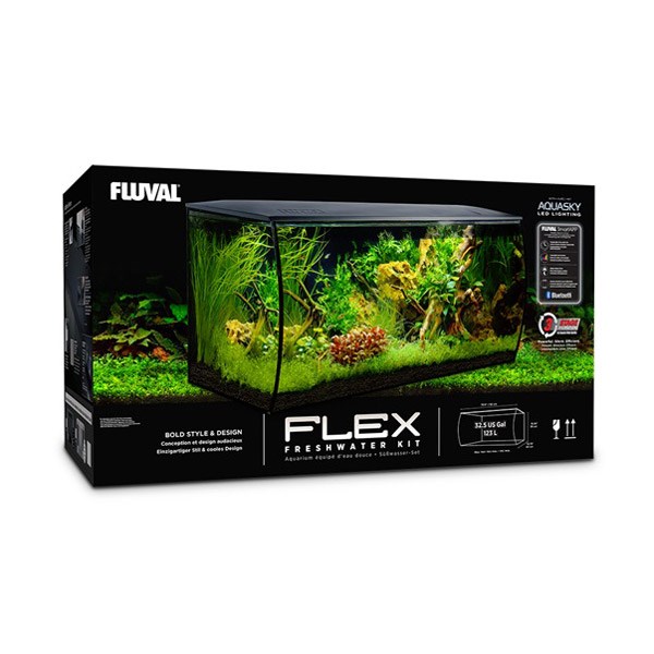 Fluval Flex Akvaryum 123 Lt Siyah