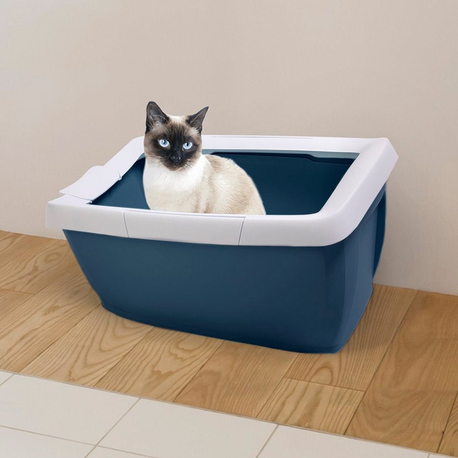 Imac Funny Kedi Tuvaleti Yeşil/beyaz 65x47,5x33cm