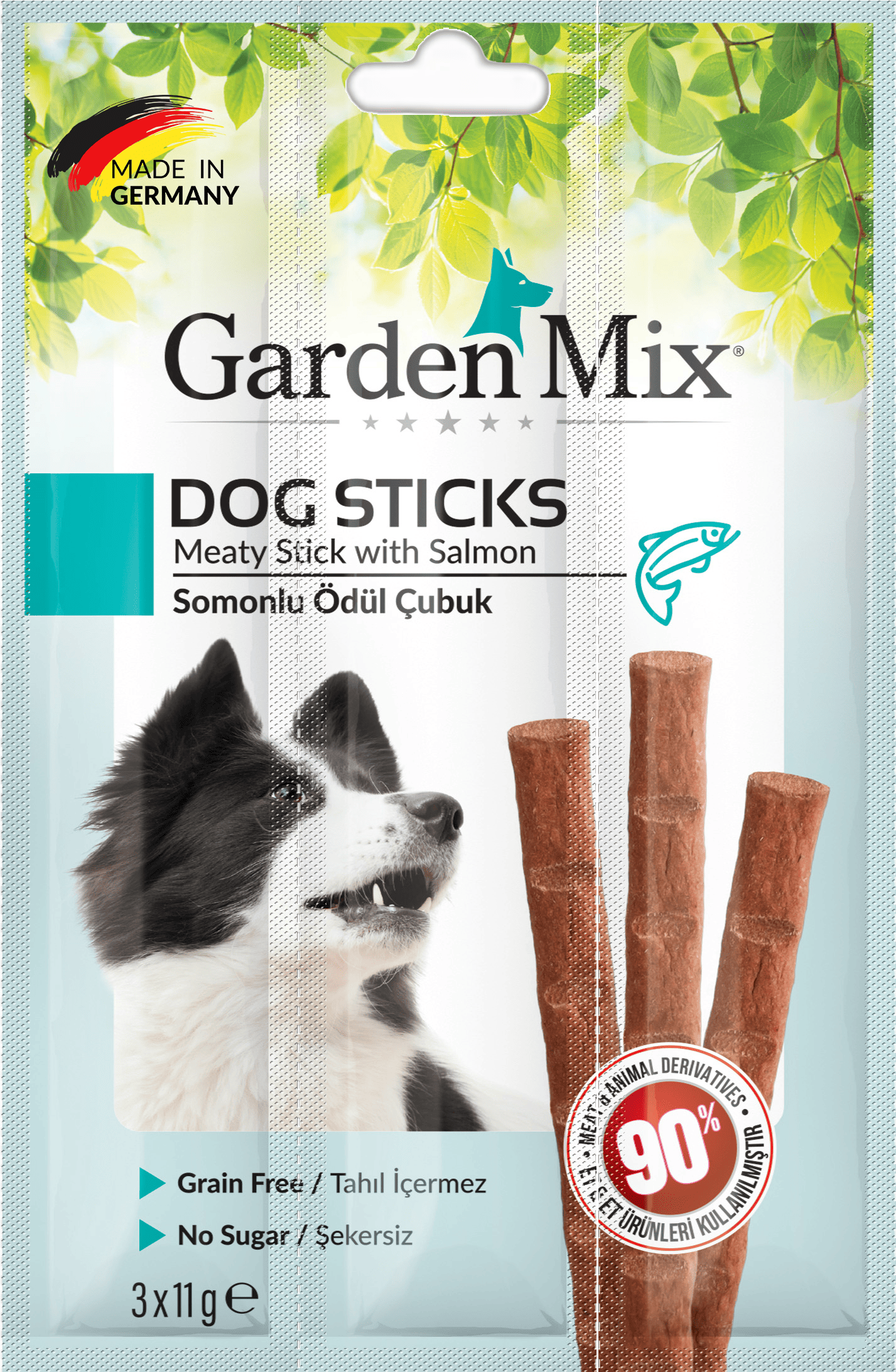 Gardenmix Somonlu Köpek Stick Ödül 3*11g 20‘li