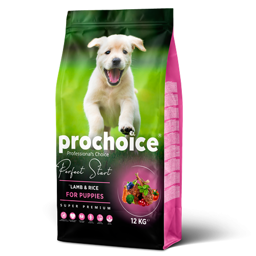 Prochoice Yavru Köpekler İçin, Hipoalerjenik, Kuzu Etli Ve Pirinçli Kuru Mama 12 kg