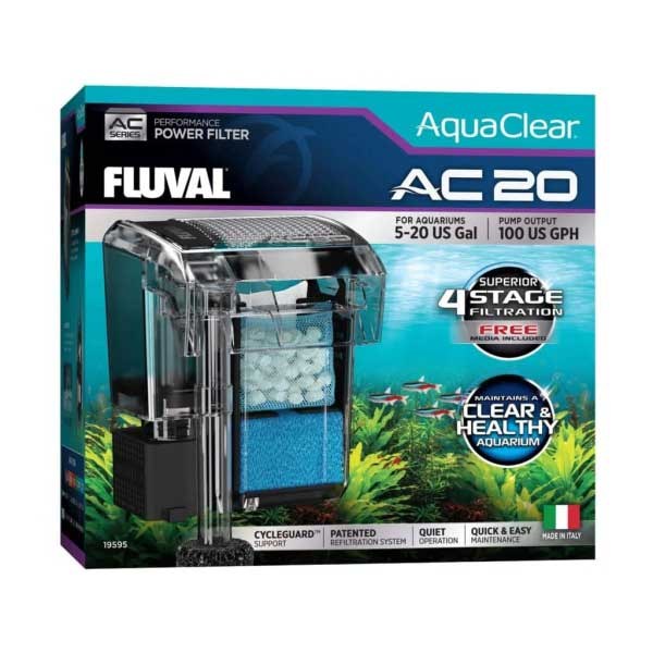 Fluval AC20 Askı Filtre 18-76 Lh (Yeni Model)