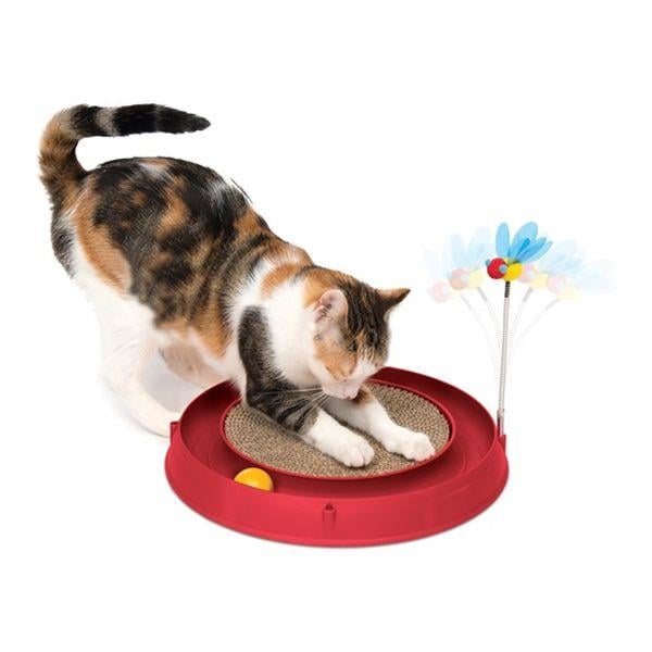 Catit Play Circ. Ball W. Scratch Pad