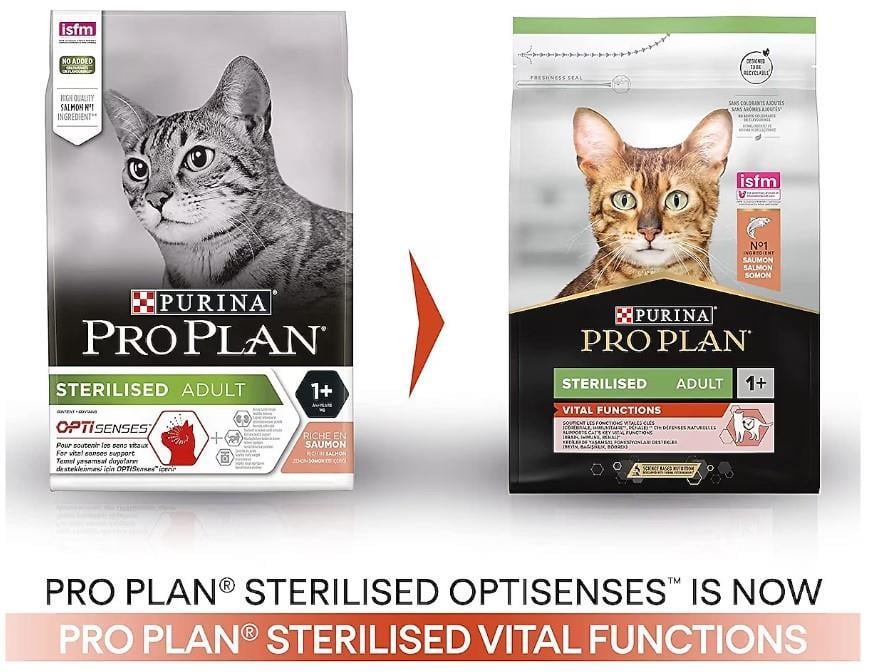 Pro Plan Kısırlaştırılmış Somonlu Yetişkin Kedi Maması 3 Kg