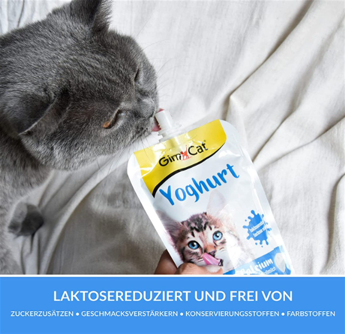 Gimcat Kalsiyumlu Kedi Ödül Yoğurdu 150Gr