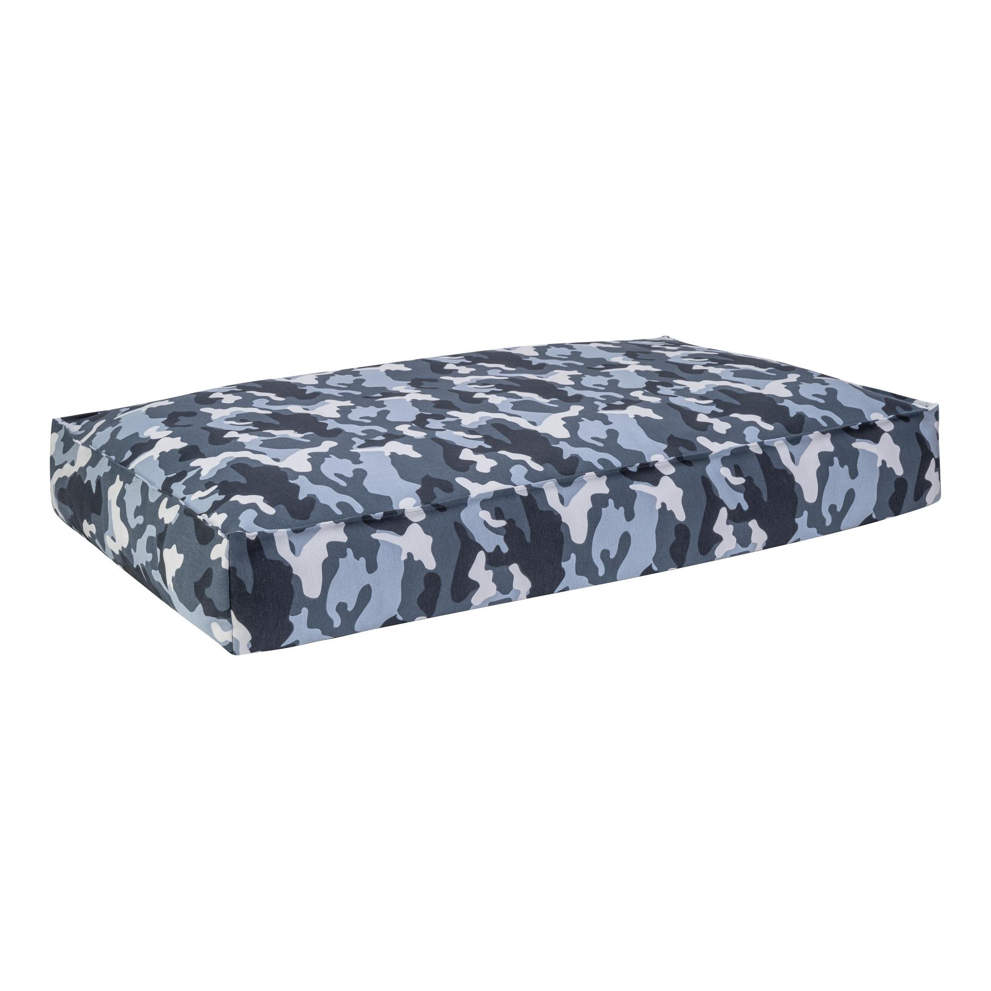 Pet Comfort Lima  Mavi Kamuflaj Köpek Yatağı M 90x60cm