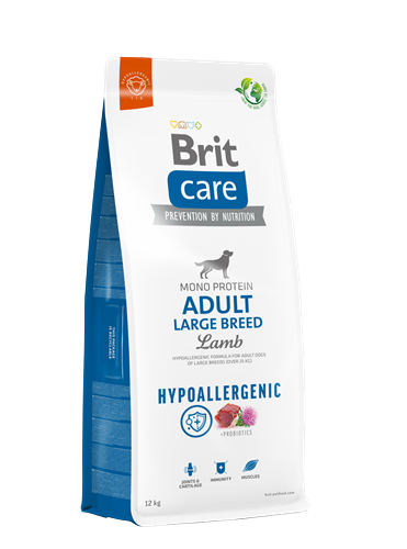 Brit Care Yetişkin Köpekler İçin, Tek Proteinli, Hipoalerjenik, Kuzu Etli Kuru Mama 12 kg