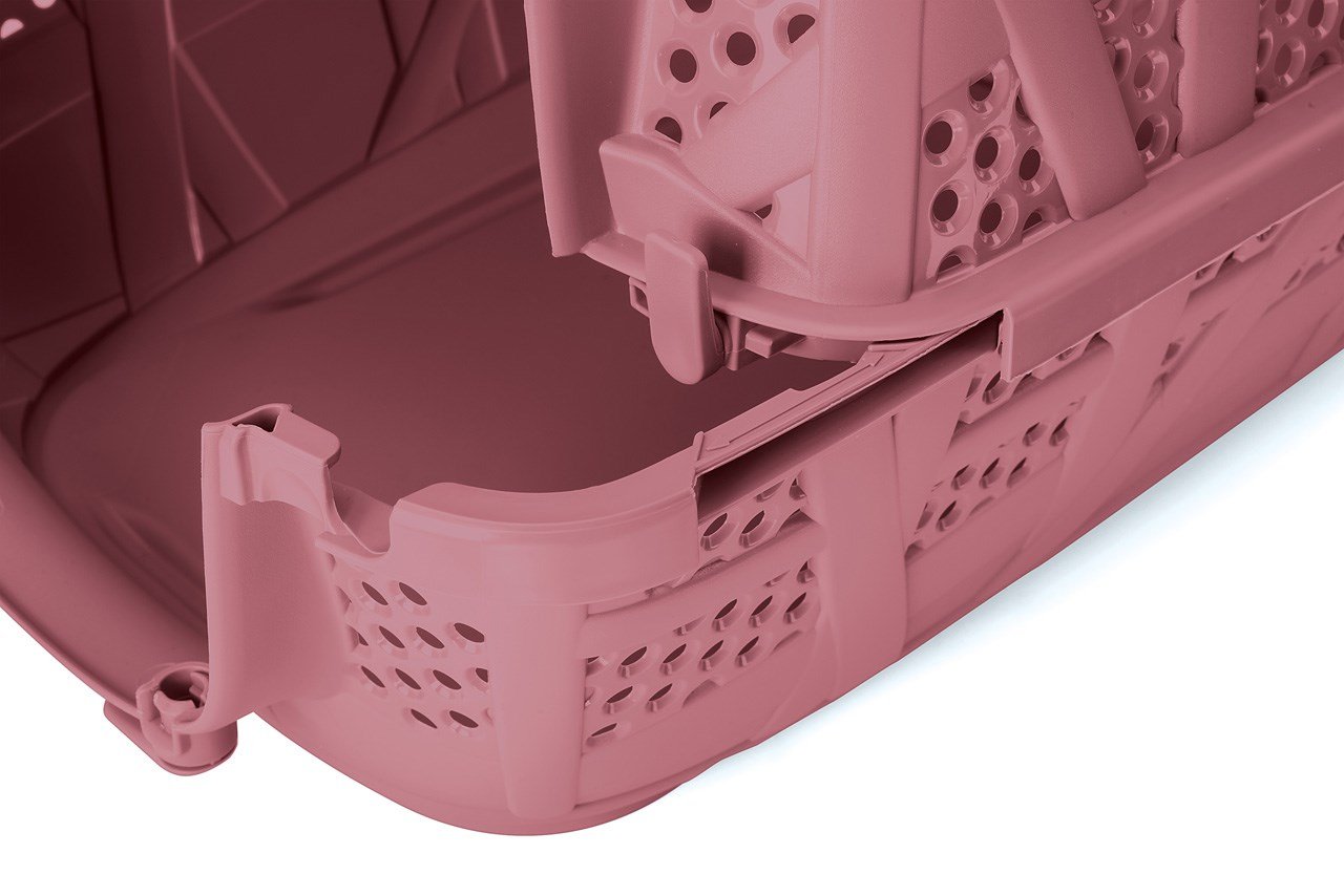 Imac Carry Sport Metal Kapılı Evcil Hayvan Taşıma Çantası Pembe 48,5x34x32cm
