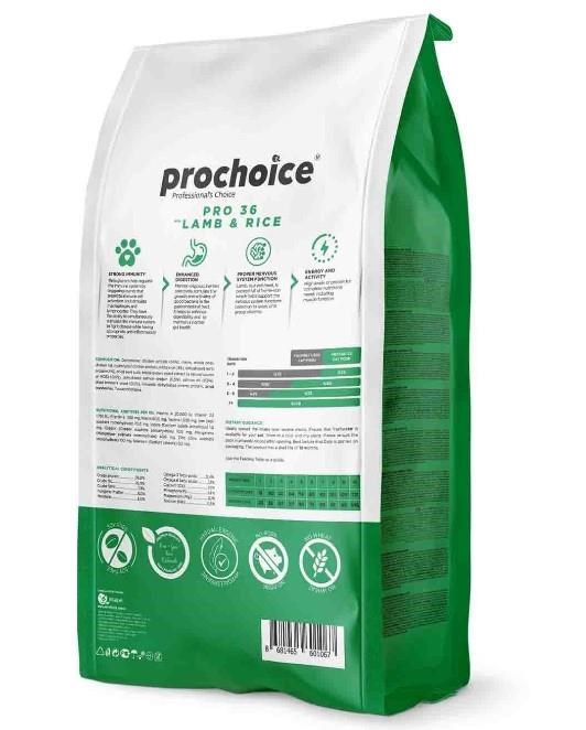 ProChoice Pro36 Lamb Rice Kuzulu Prinçli Yetişkin Kedi Maması 15 kg