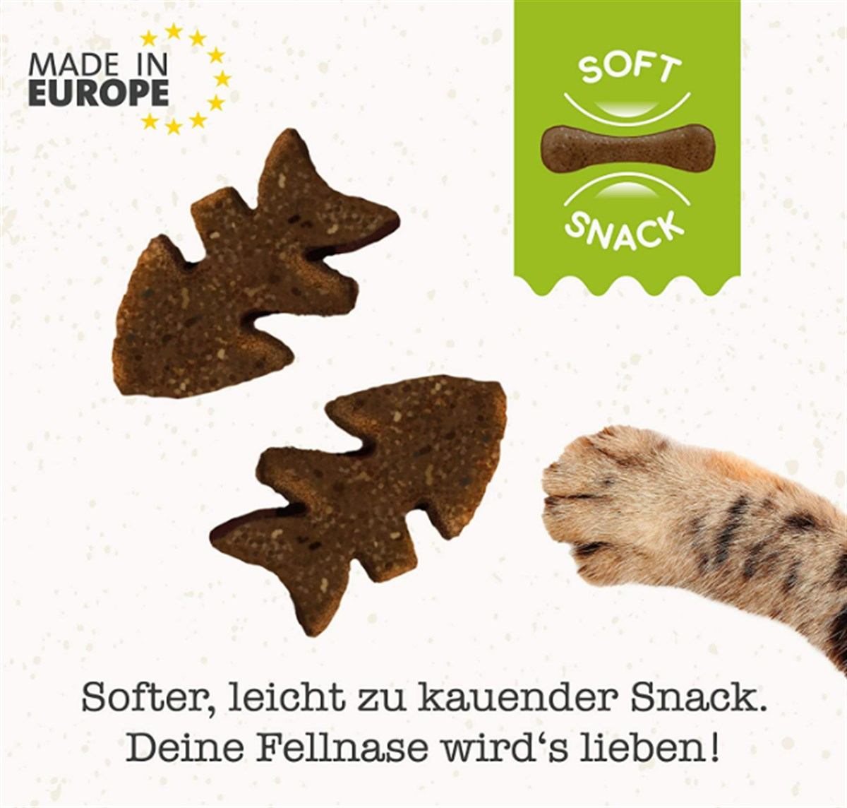Gimcat Soft Snacks Salmon & Parsley Tahılsız Kedi Ödülü 60 Gr