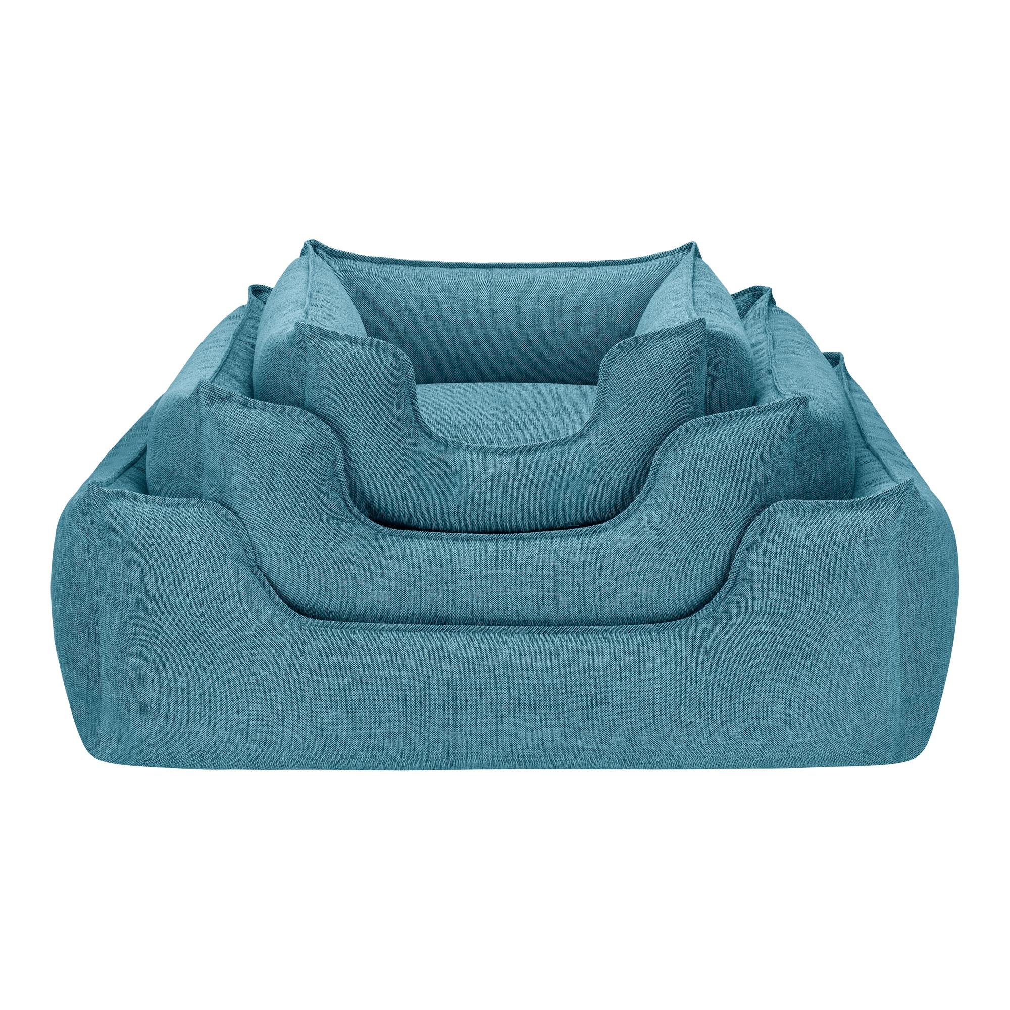 Pet Comfort Alpha  Turkuaz Köpek Yatağı M 80x65cm
