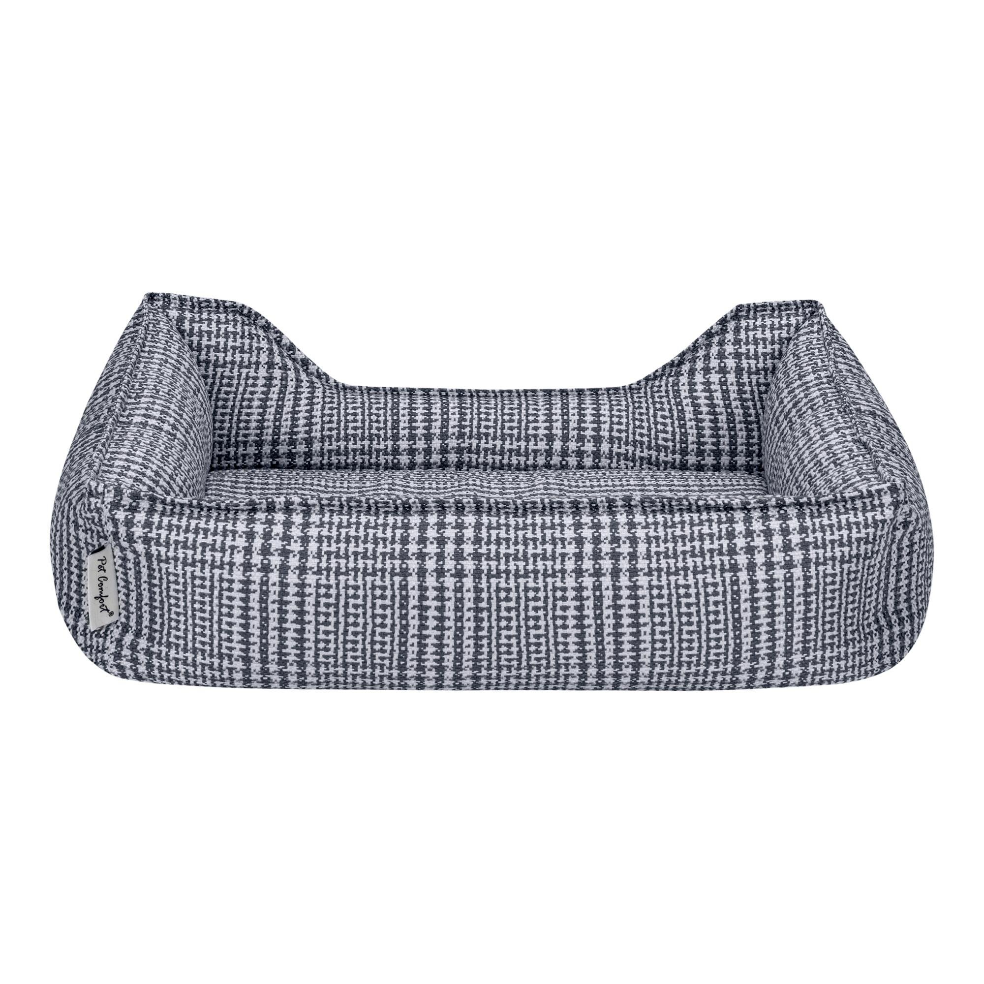 Pet Comfort Delta  Mavi Kareli Kedi ve Köpek Yatağı XS 55x45cm