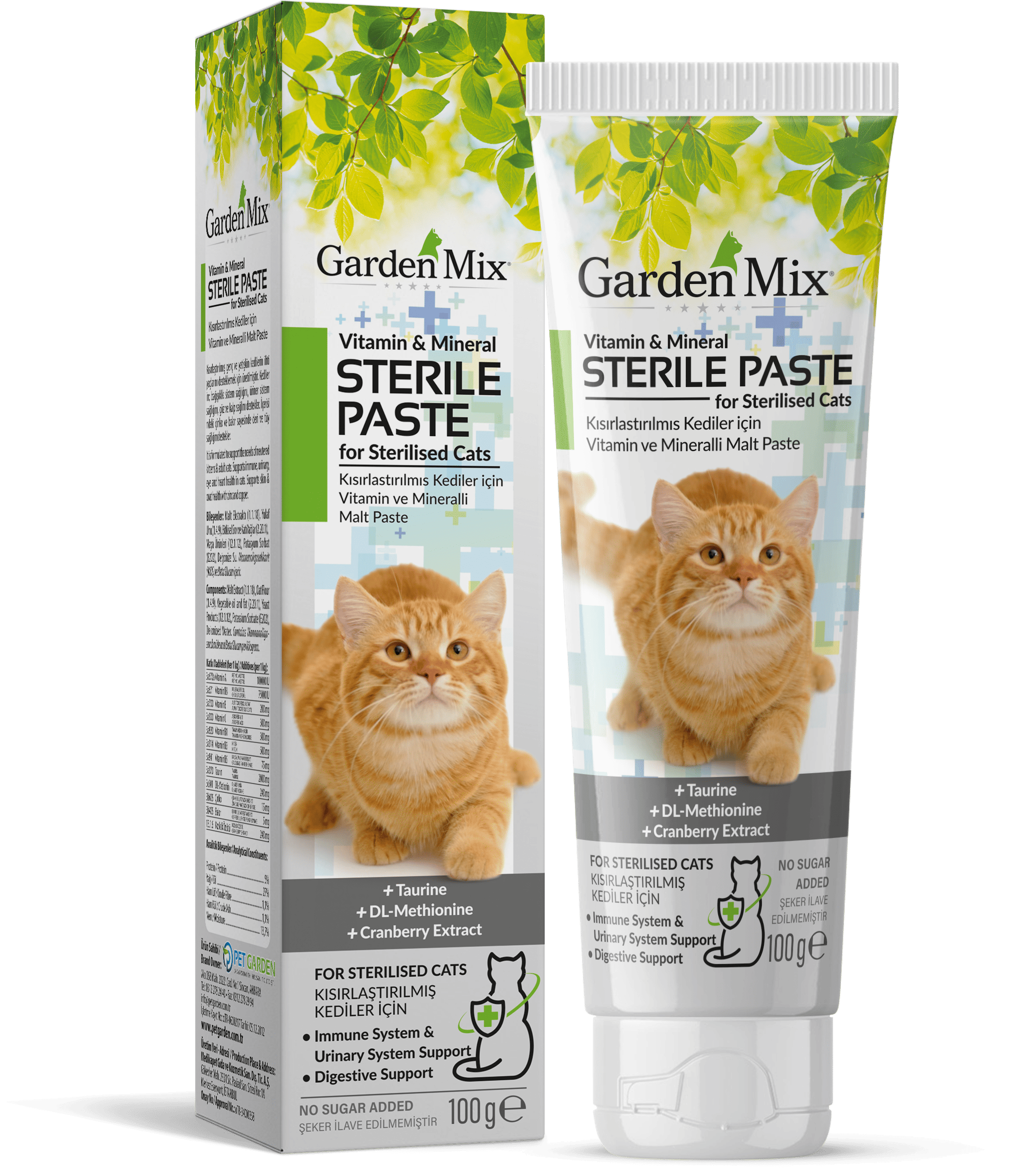 Garden Mix Kedi Steril Multivitamin Macun 100 Gram